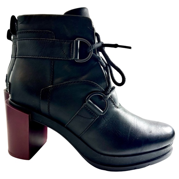 Sorel Margo Lace Boot Chelsea (Black) platform Size US 9 (EU 40) - Picture 3 of 11